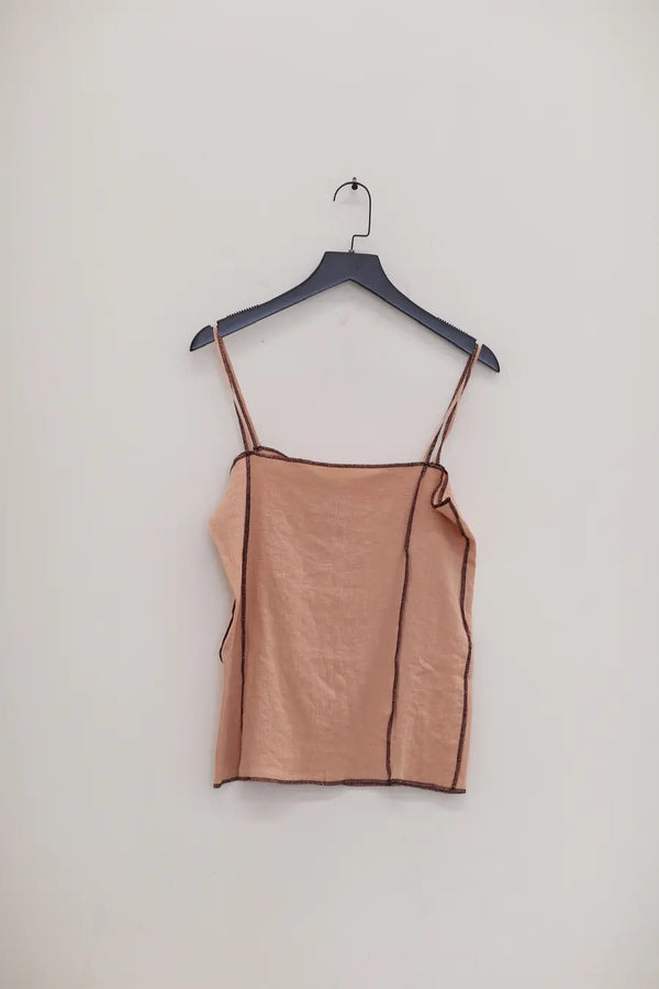 BASERANGE halter top TOSKS-LC-SP24 pink (TOSKS-LC-AU23)